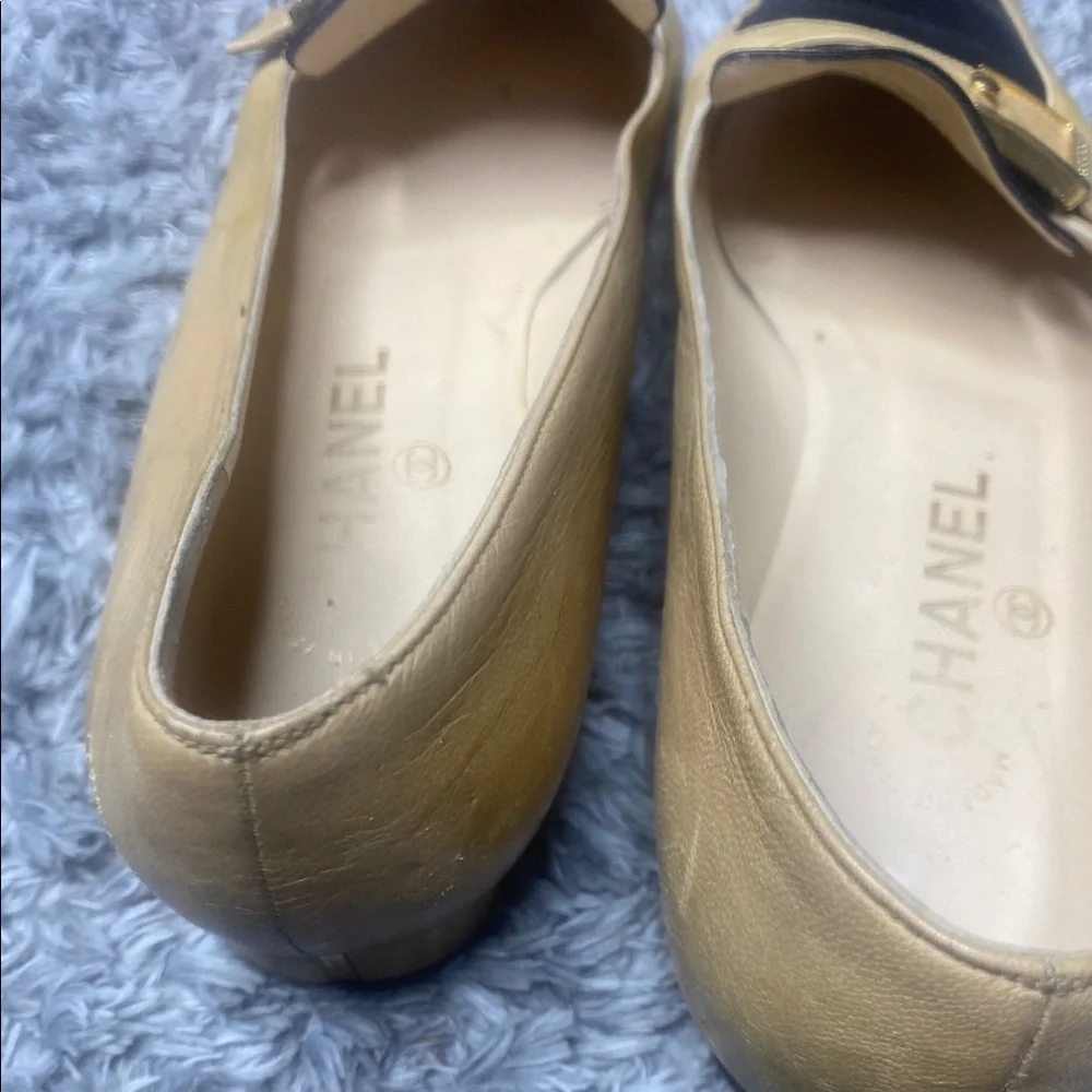 Vintage Chanel Loafers Flats Shoes
